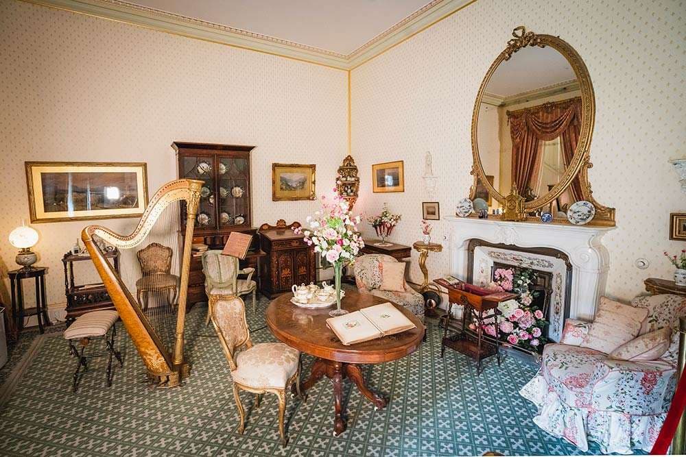 Victorian lady's boudoir with elegant furnishings